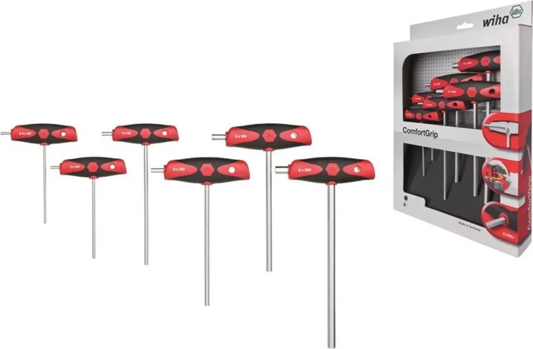 Wiha 334DS K6 ComfortGrip Inbusschroevendraaierset - 6-delig - afbeelding 3 van 4