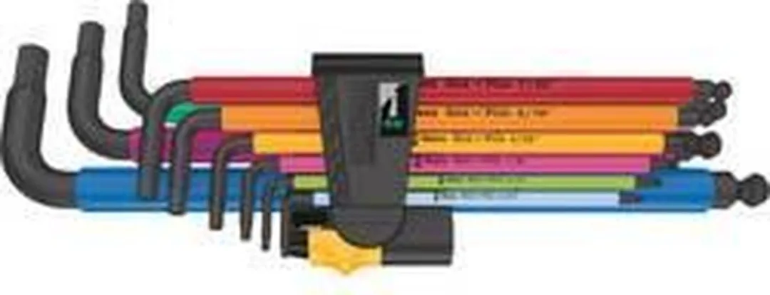 Wera 950/9 Hex-Plus Inbus Haakse Schroevendraaierset - 5-delig