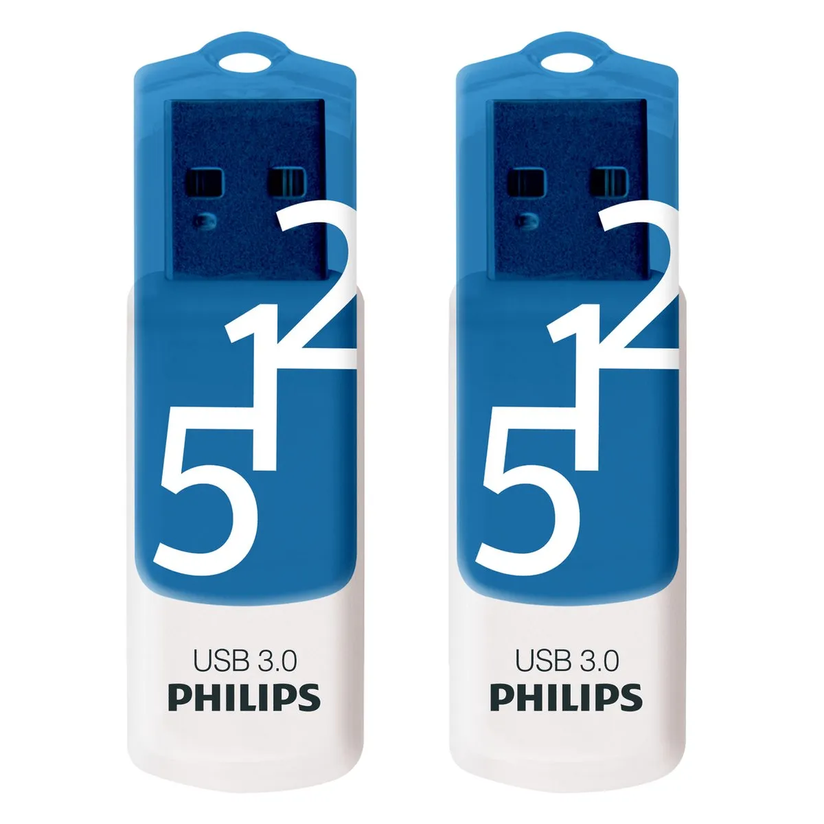 Philips FM51FD001B Vivid Edition USB Stick 512GB - 2-Pack - Ocean Blue