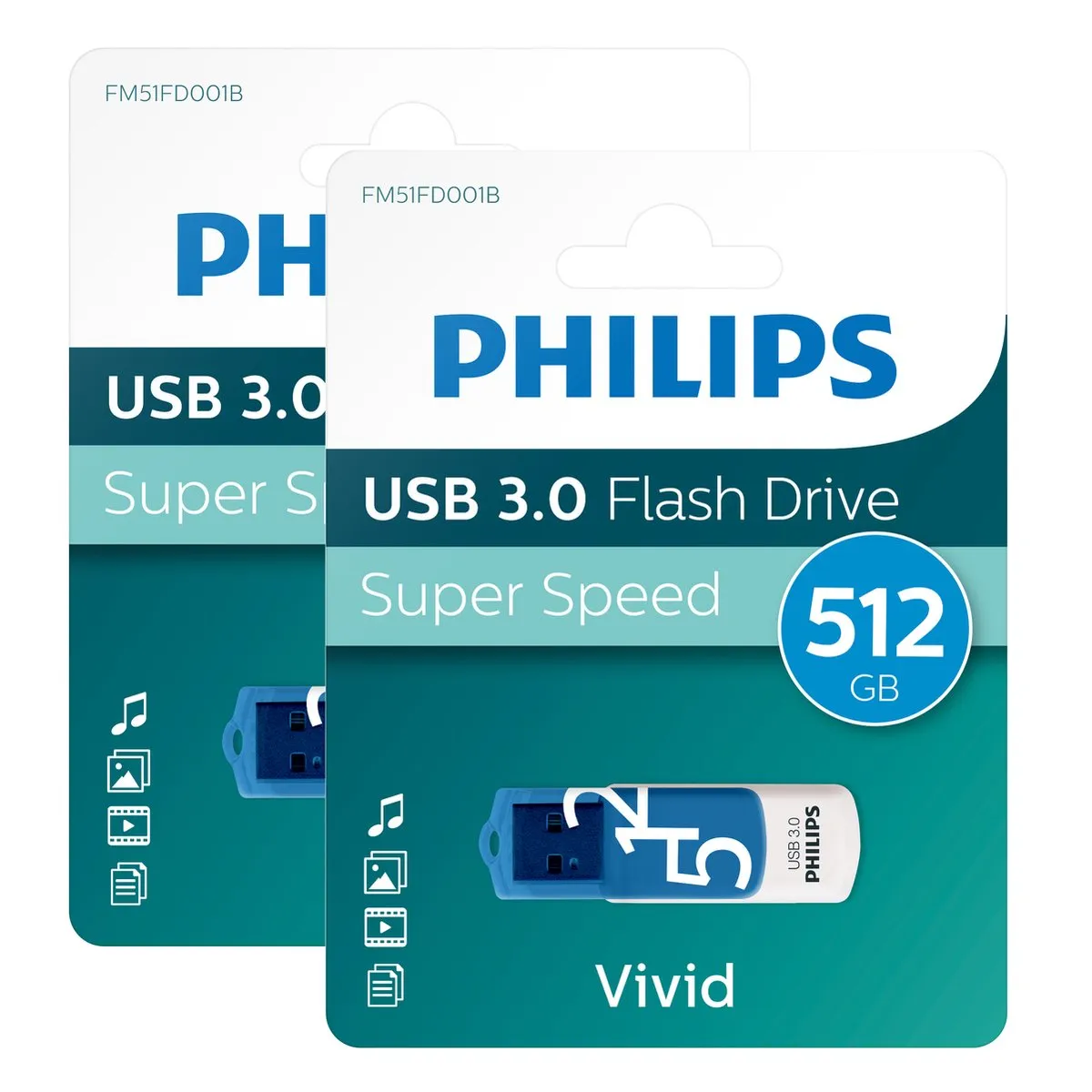 Philips FM51FD001B Vivid Edition USB Stick 512GB