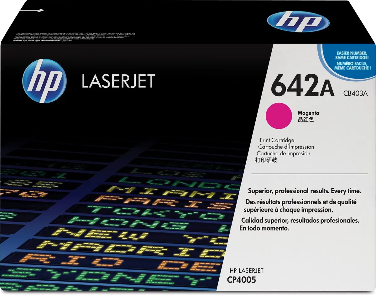 HP 642A Tonercartridge Magenta - 7500 Pagina's