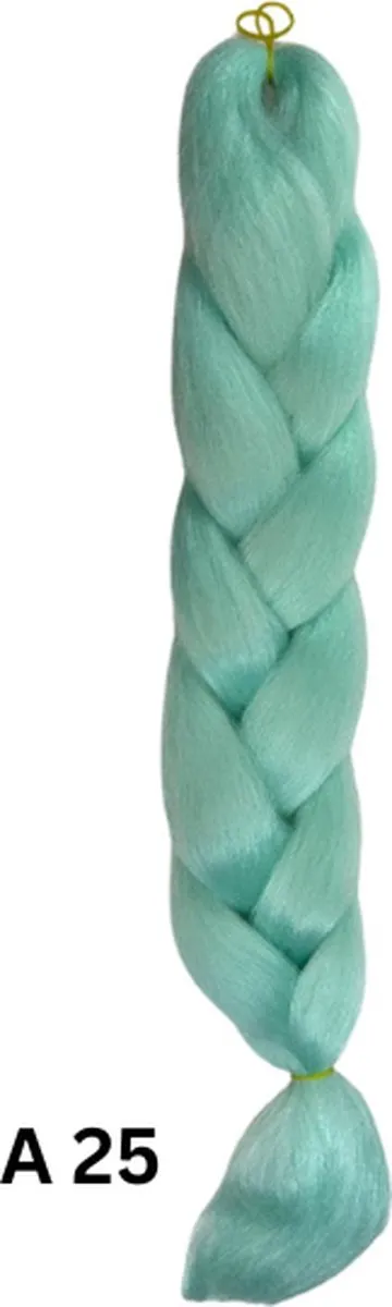 GB Haar Vlecht Extensions Synthetisch A25 Groen 60cm