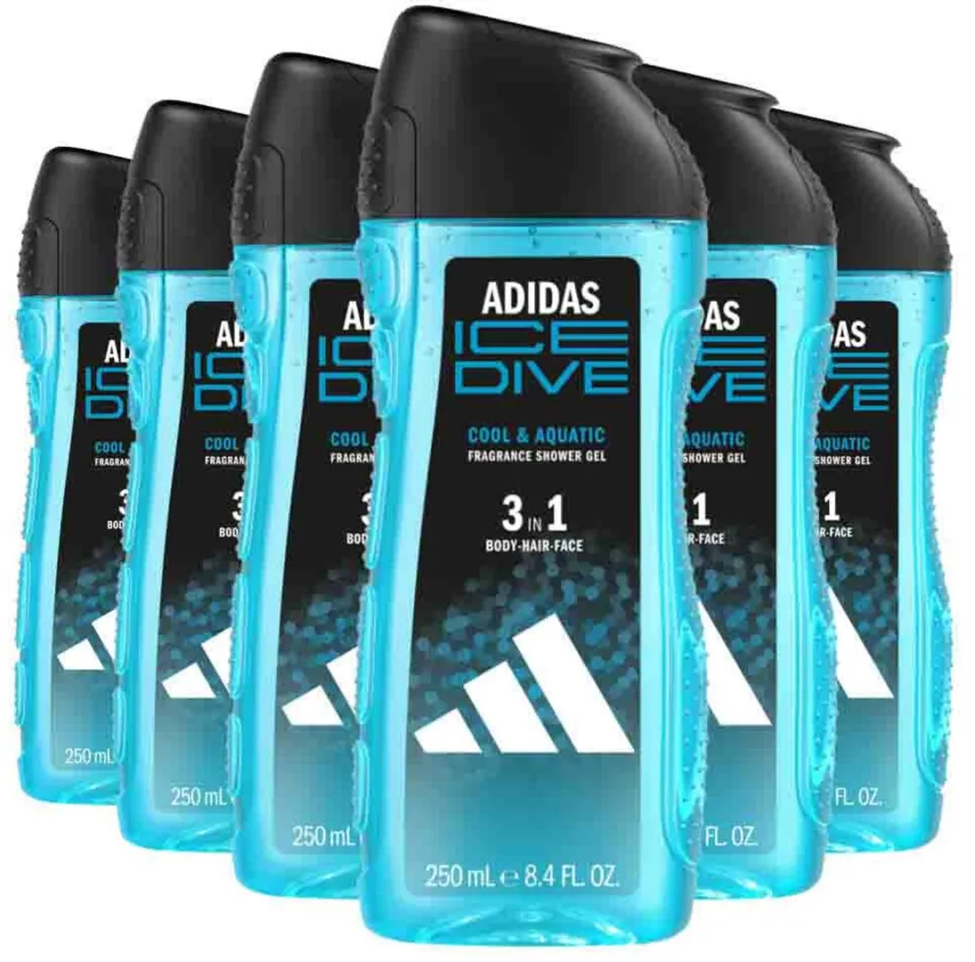 adidas Ice Dive Douchegel - 6x250ml