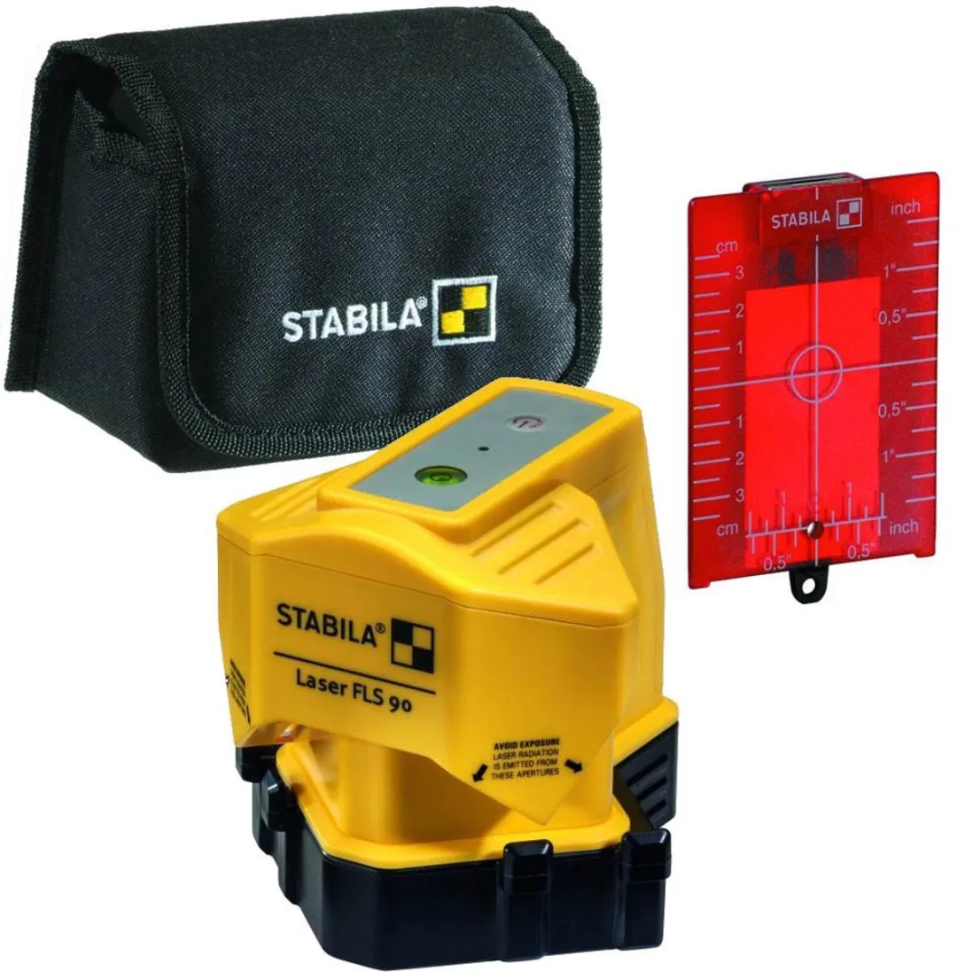 Stabila FLS 90 Kruislijnlaser - Zwart/Geel