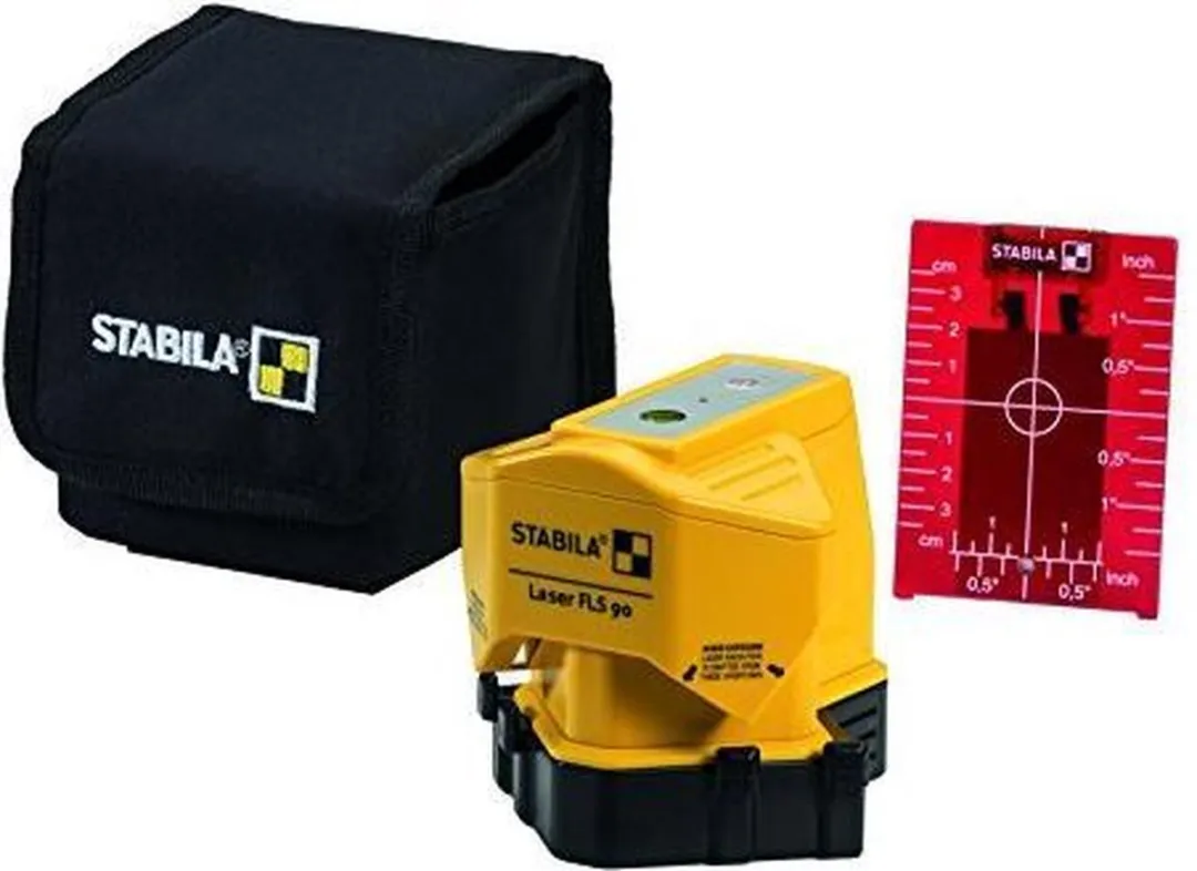 Stabila FLS 90 Kruislijnlaser - Zwart/Geel