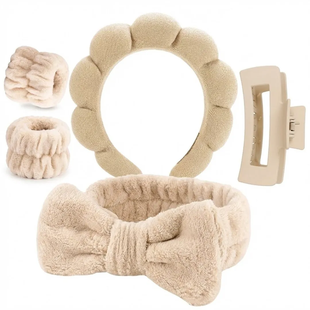 NuveX Beige Haaraccessoires Set - 5-delig