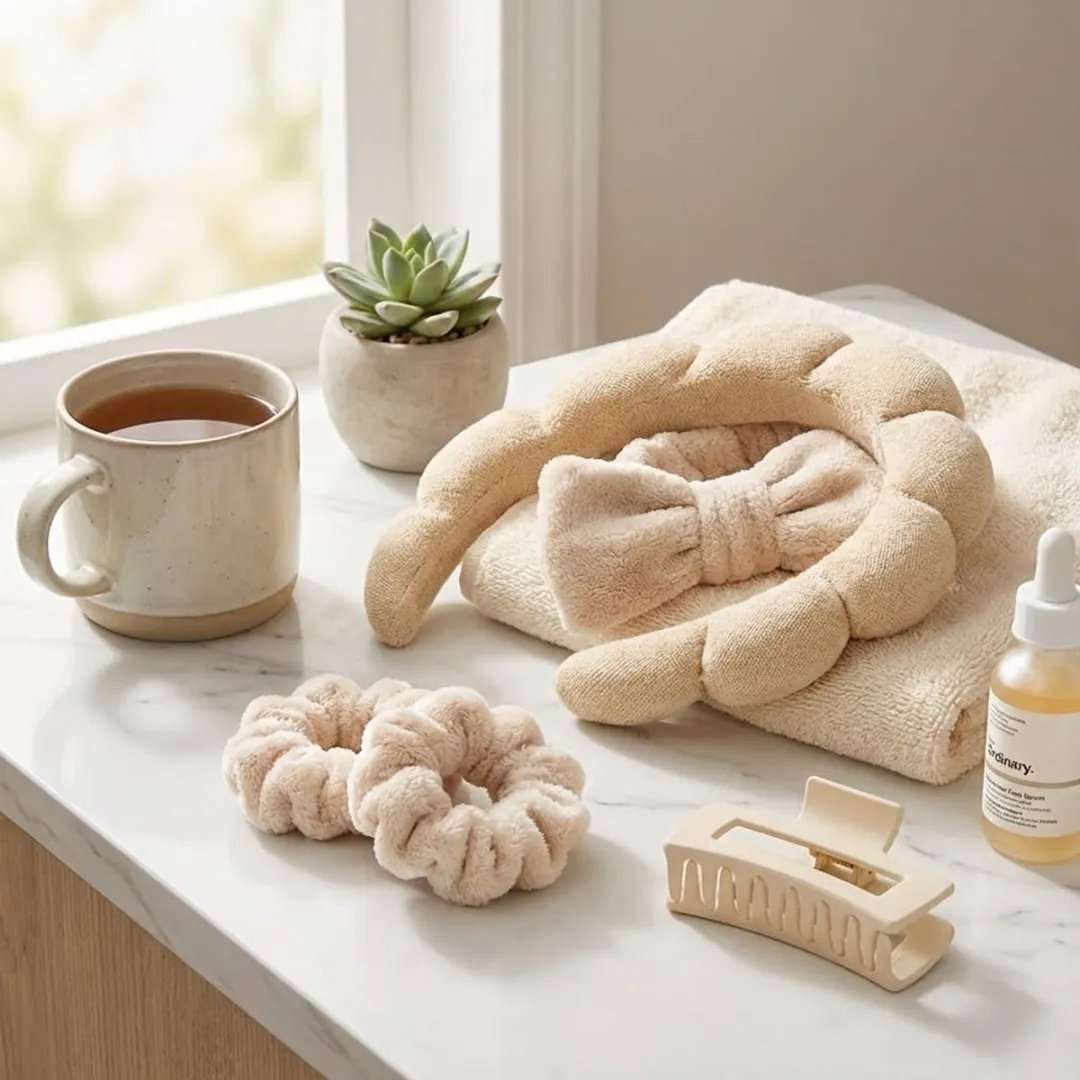 NuveX Beige Haaraccessoires Set - 5-delig