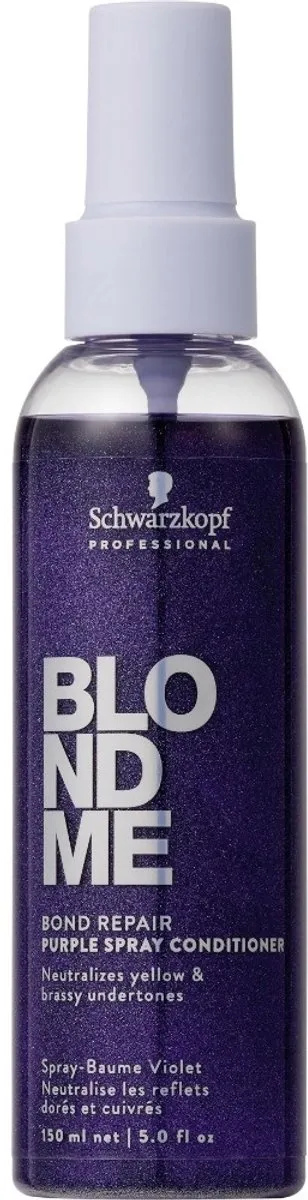 Schwarzkopf BlondMe Bond Repair Purple Spray Conditioner 150ml
