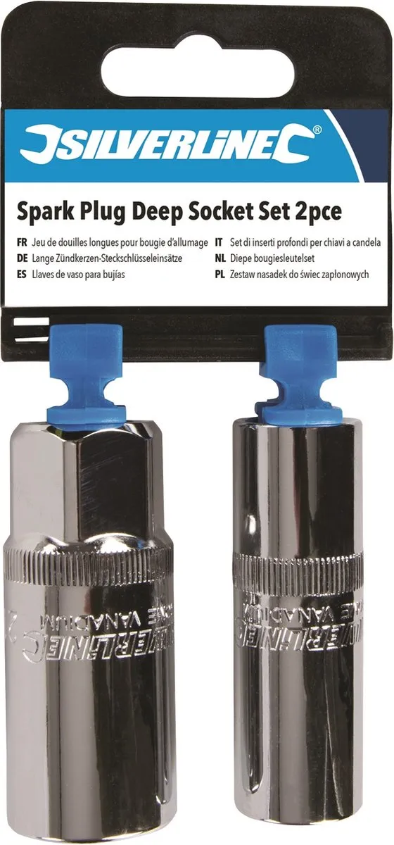 Silverline Diepe Bougie Dopsleutelset 244987