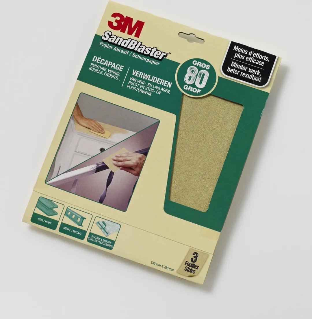 3M 60374 Sandblaster Schuurpapier Groen