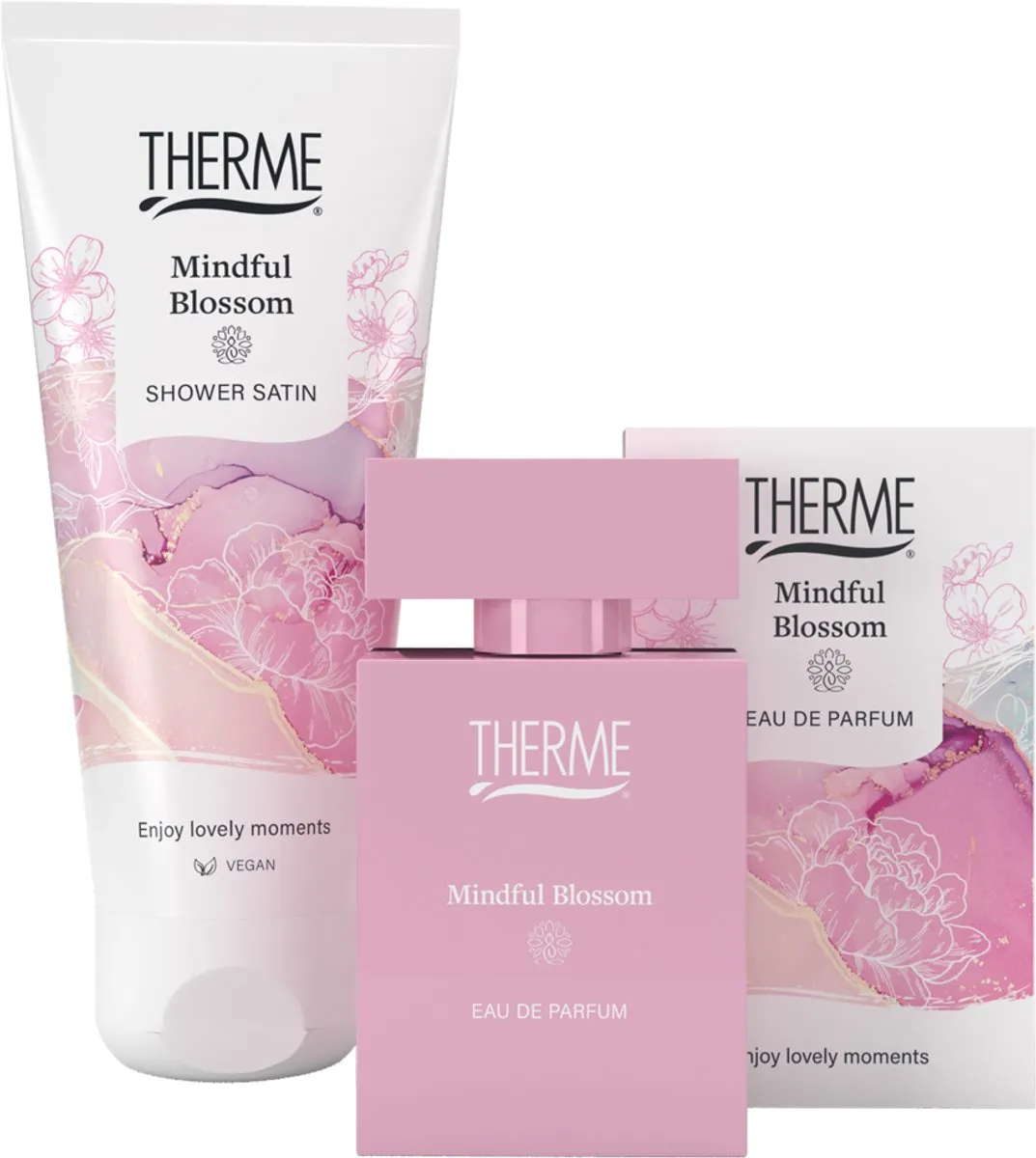 Therme Mindful Blossom Parfumset - 30ml Eau de Parfum + 200ml Douchegel