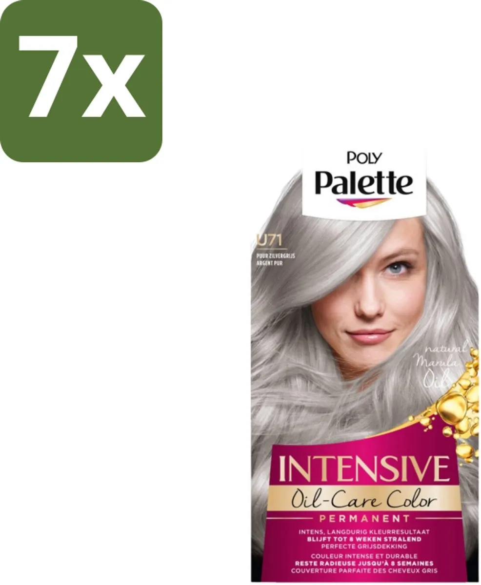 Schwarzkopf Poly Palette U71 Puur Zilvergrijs Haarverf