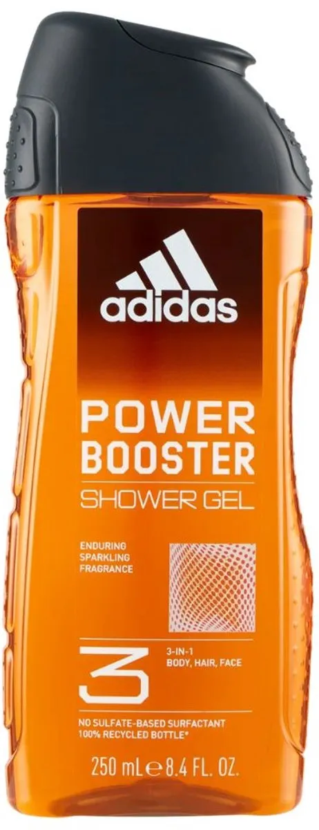 adidas Shower Gel Power Booster 250ml - 4x250ml