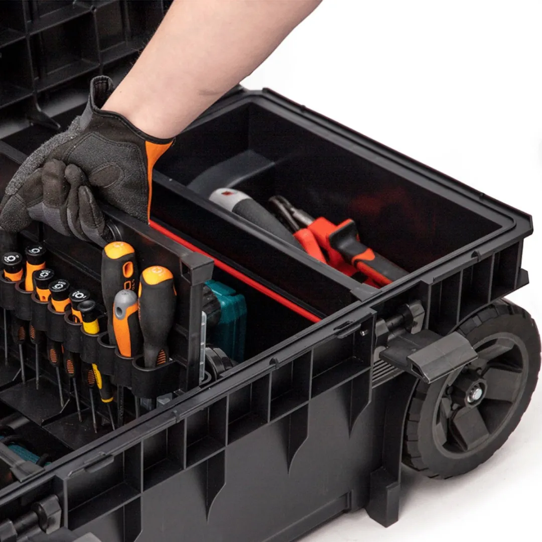 Toolbrothers RHINO XXL Trolley ECO Longer Work+ Gereedschapskoffer 50L - Grijs