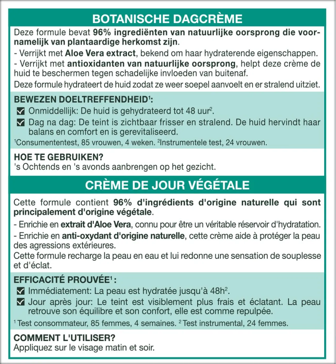 Garnier SkinActive Botanische Dagcrème Aloë Vera 50ml