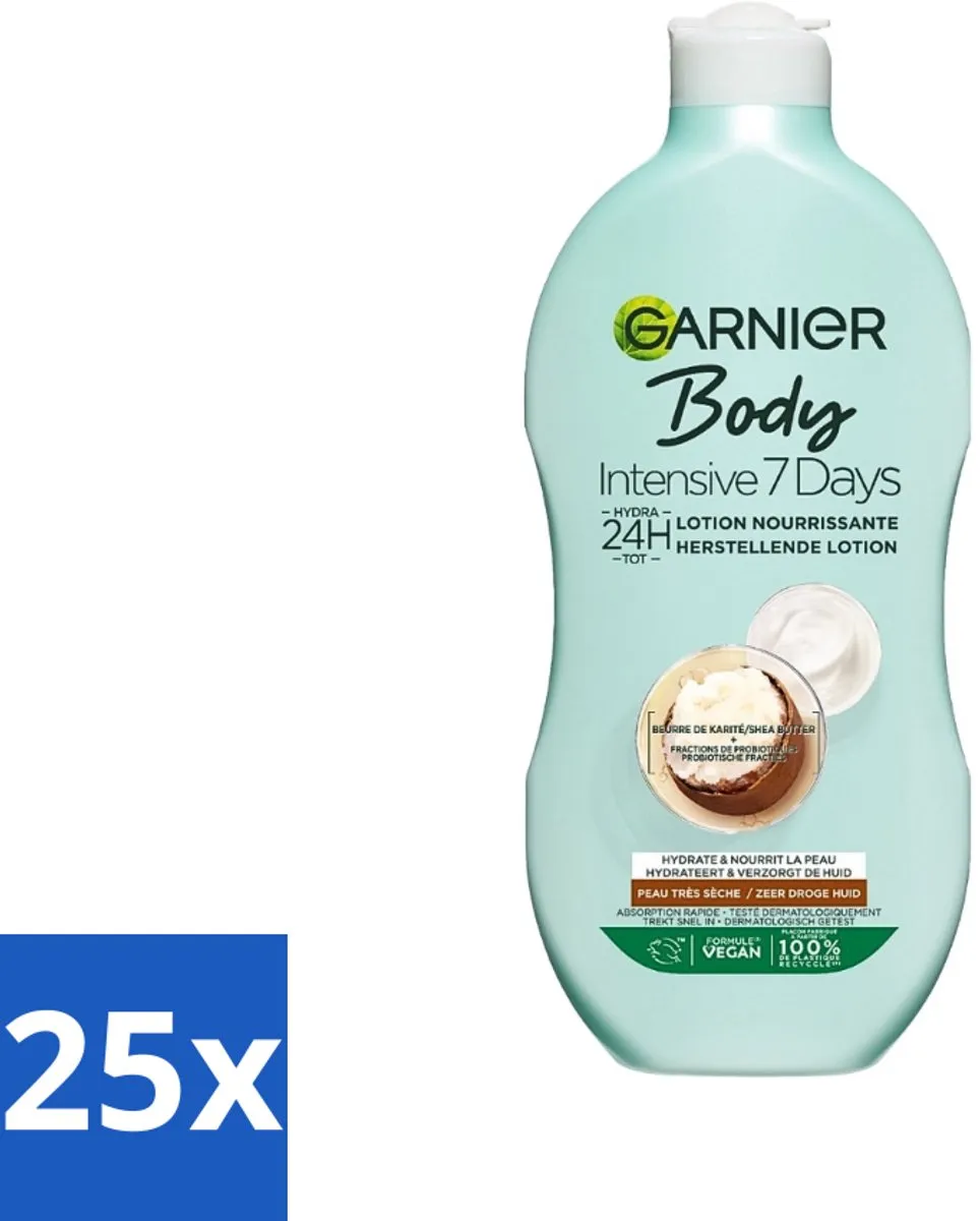 Garnier Intensive 7 Days Bodylotion 400ml - 25 Stuks