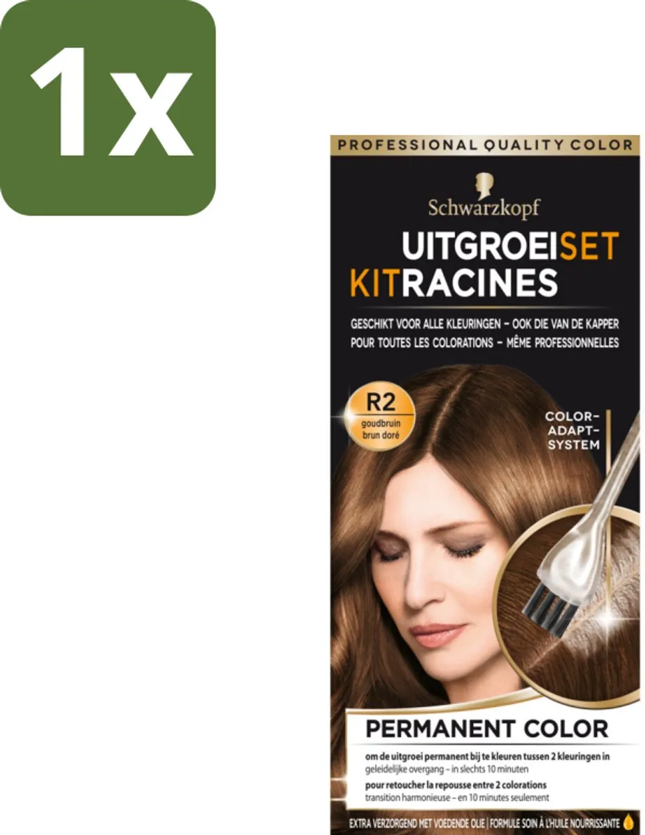 Schwarzkopf Uitgroeiset Goudbruin R2