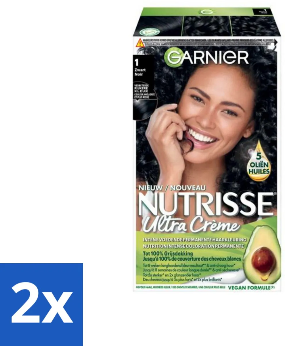 Garnier Nutrisse Ultra Crème 1 Zwart