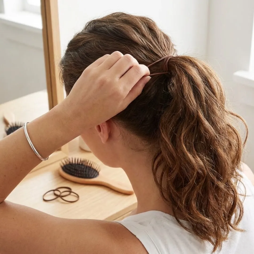 NuveX Mini Haar Elastiekjes Bruin - 1000 Stuks