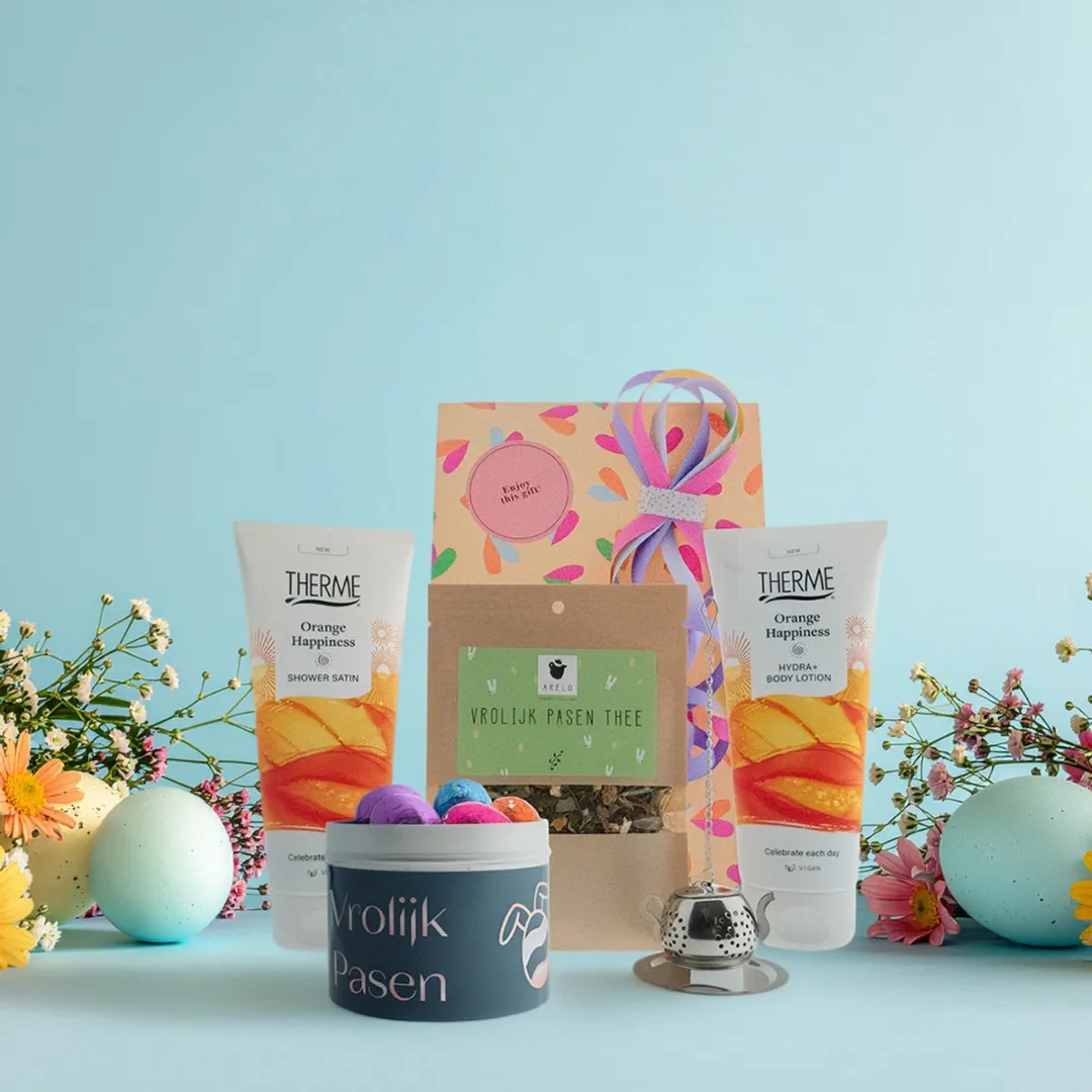 Therme Orange Happiness Cadeauset - 5 Stuks - Lotion & Douchegel 200ml