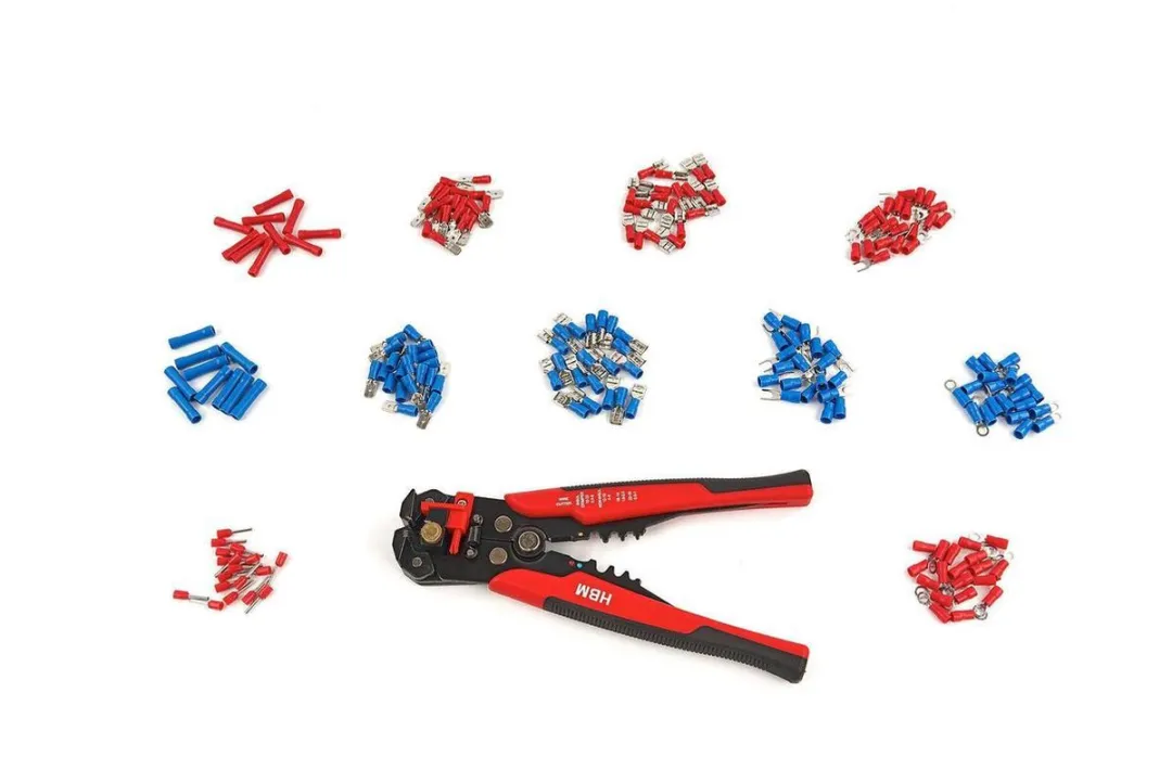HBM 199 Delige Profi 4-in-1 Draadstriptang - 199 Kabelschoentjes
