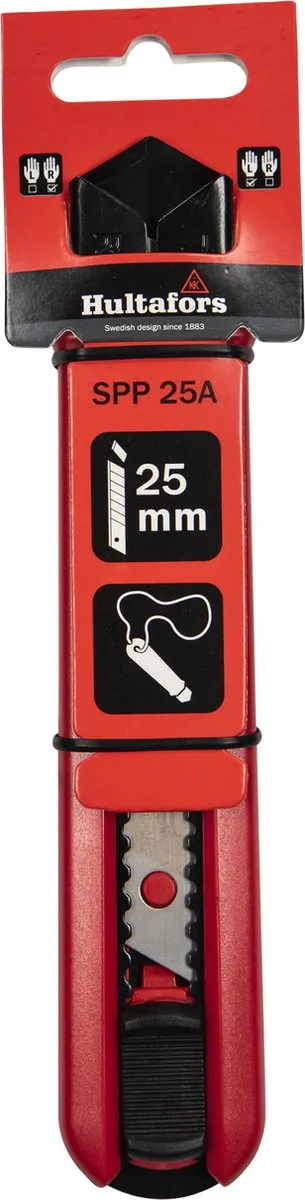 Hultafors Afbreekmes SPP 25A 25mm - Rood/Zwart