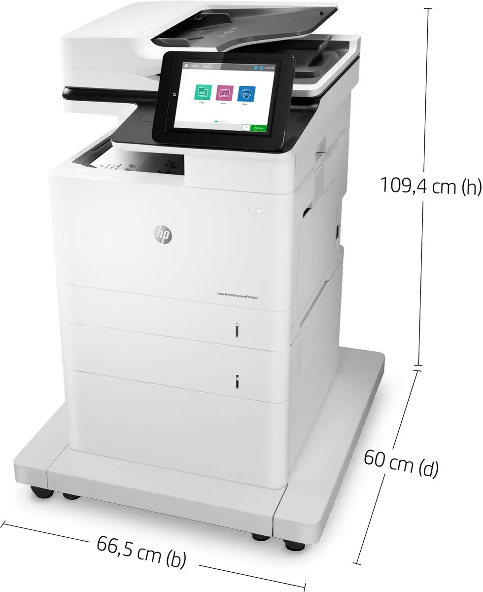 HP LaserJet Enterprise M635fht MFP - 1200 Velden - Zwart-wit