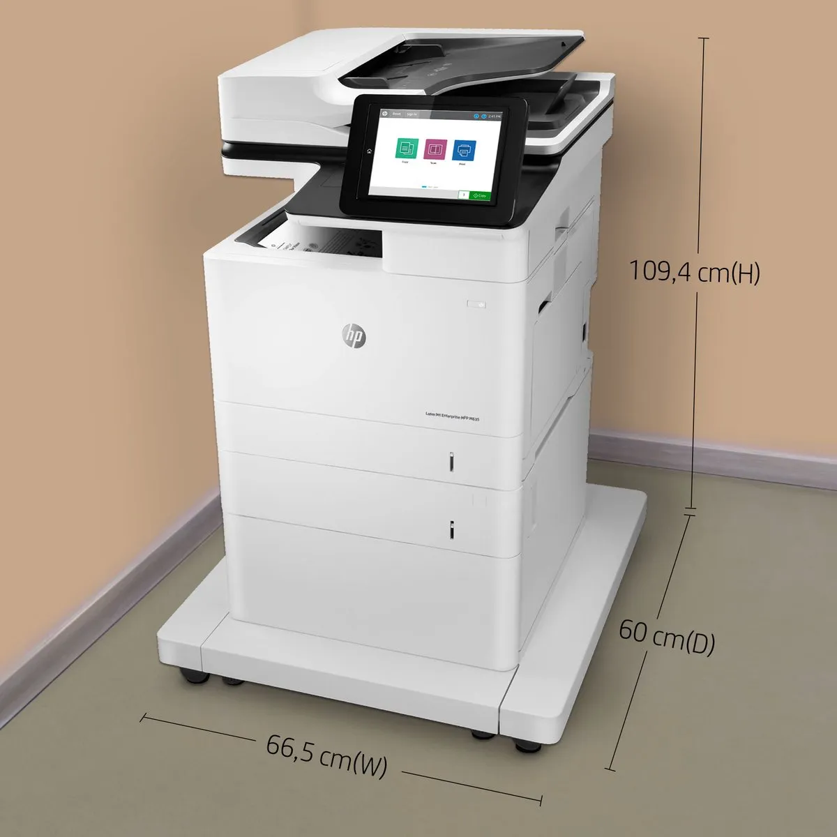 HP LaserJet Enterprise M635fht MFP - 1200 Velden - Zwart-wit