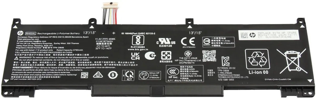 HP RH03XL Laptopbatterij 45Wh