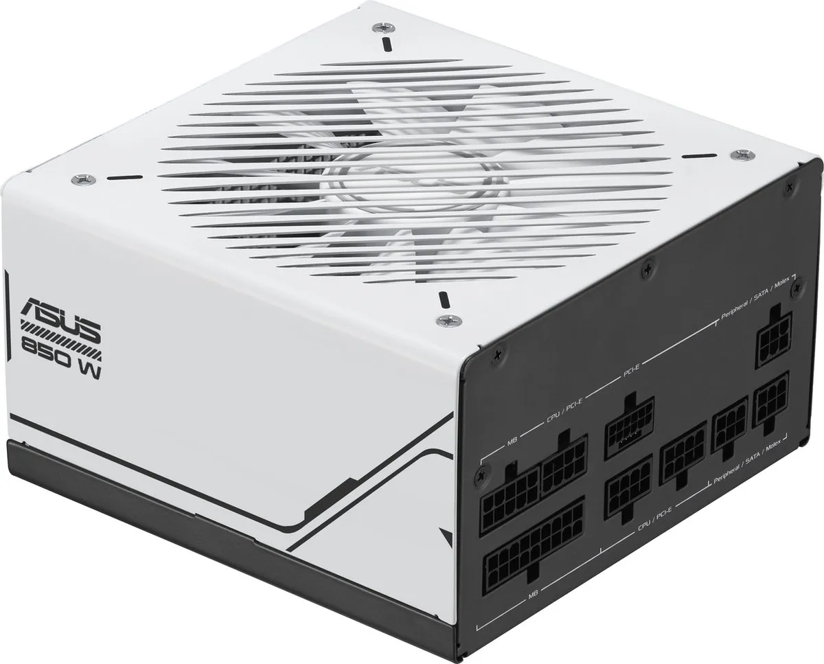 ASUS Prime 850W Voeding - 850W - 5x SATA - 3x Molex - 90YE00U0-B0NA00