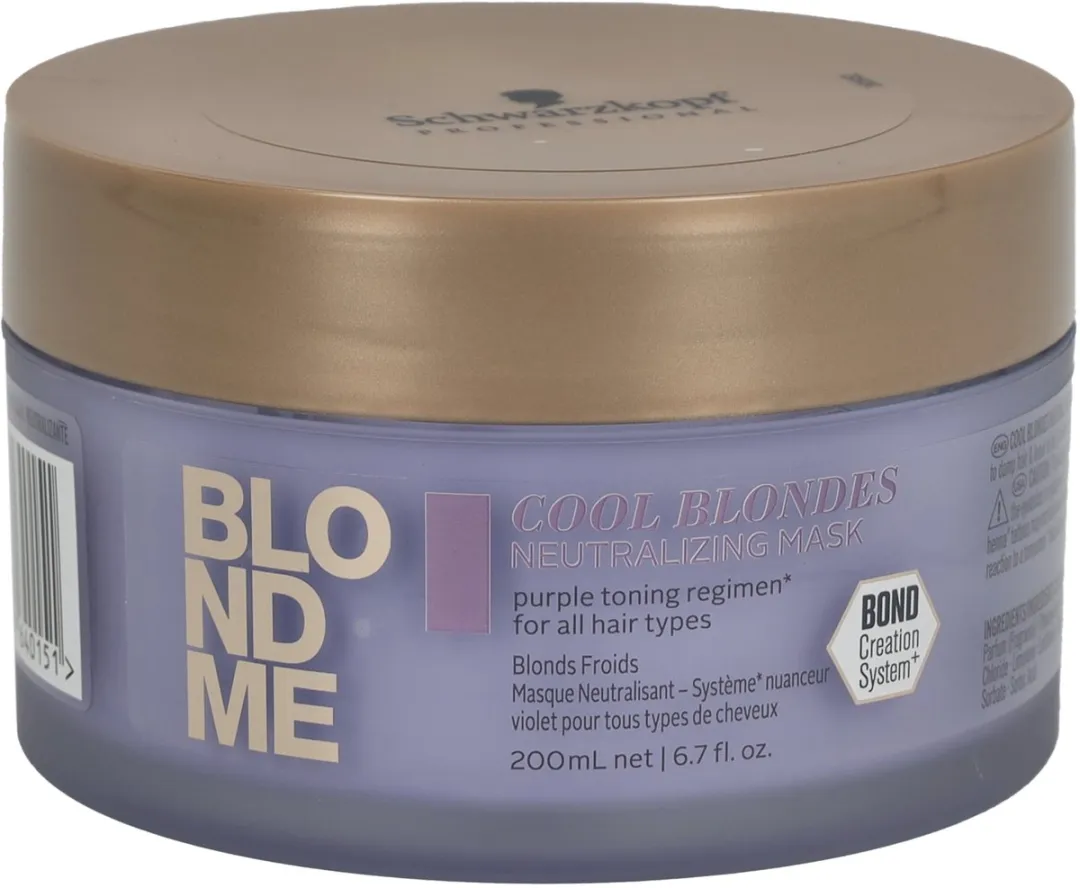 Schwarzkopf Blondme Cool Blondes Haarmasker 200ml