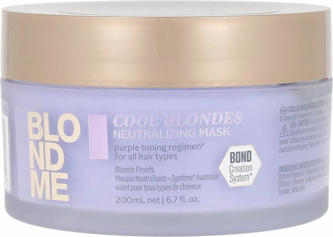 Schwarzkopf Blondme Cool Blondes Haarmasker 200ml