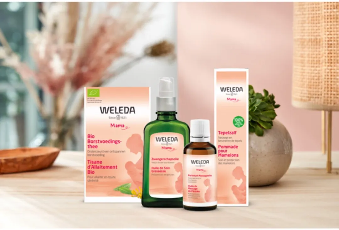 Weleda Perineum Massageolie 200ml - 4 Stuks