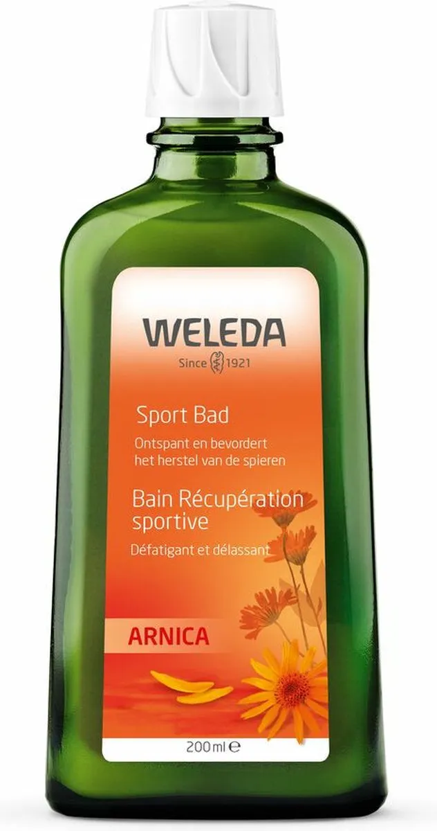Weleda Arnica Sport Badmelk Rozemarijn & Lavendel 200ml