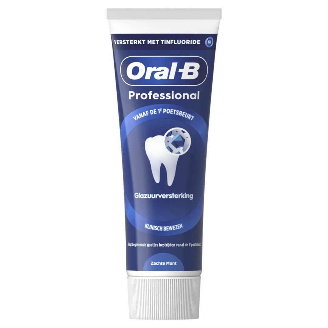 Oral-B Professional Glazuurversterkende Reiniging Munt Tandpasta 75ml