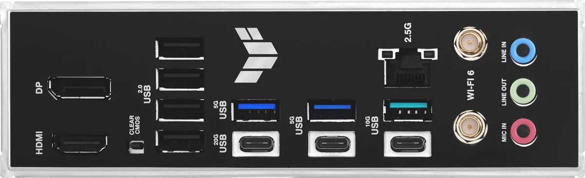ASUS TUF Gaming B760M-BTF WIFI Moederbord - Micro-ATX - Intel B760 - afbeelding 6 van 6