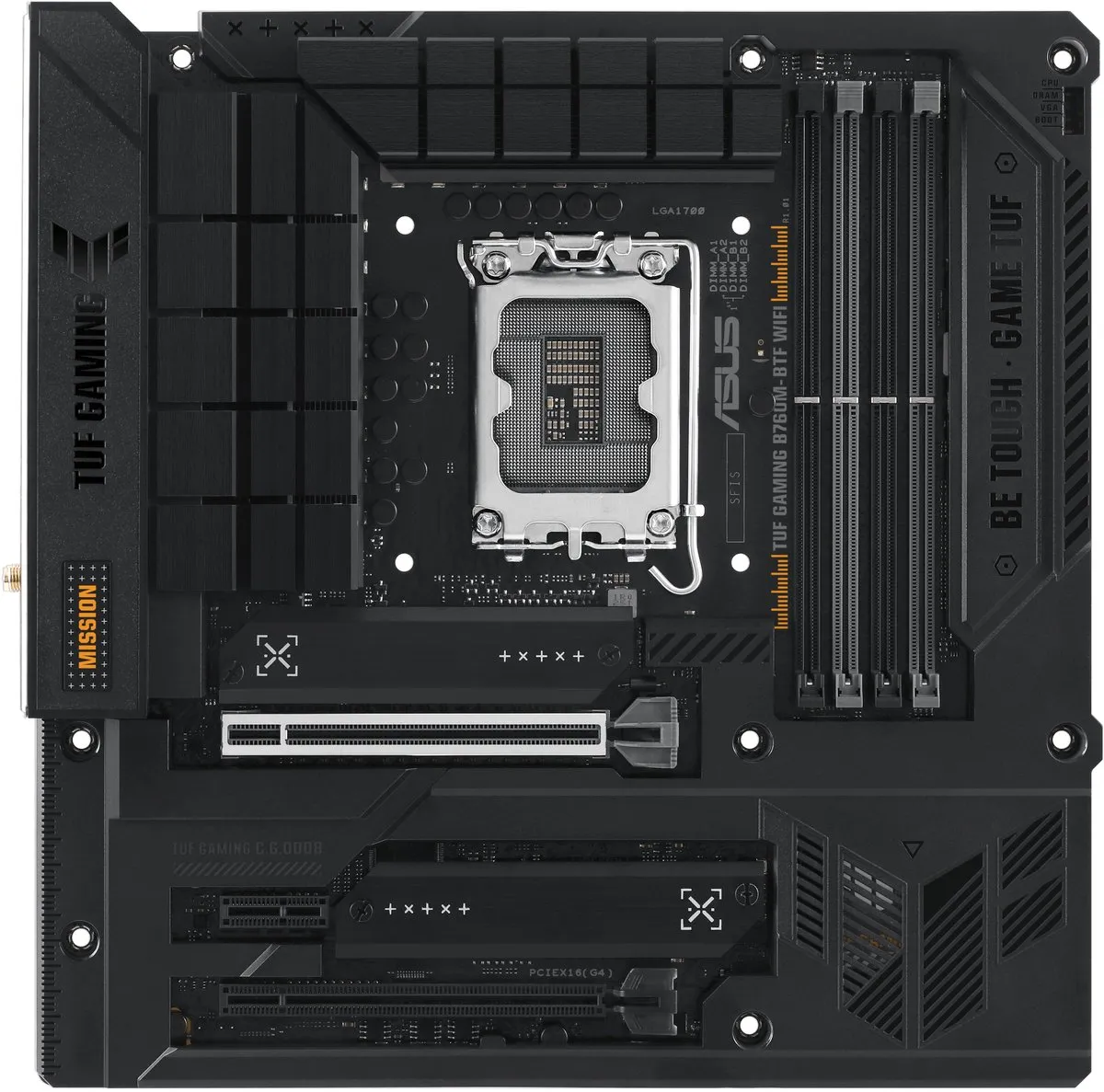 ASUS TUF Gaming B760M-BTF WIFI Moederbord - Micro-ATX - Intel B760