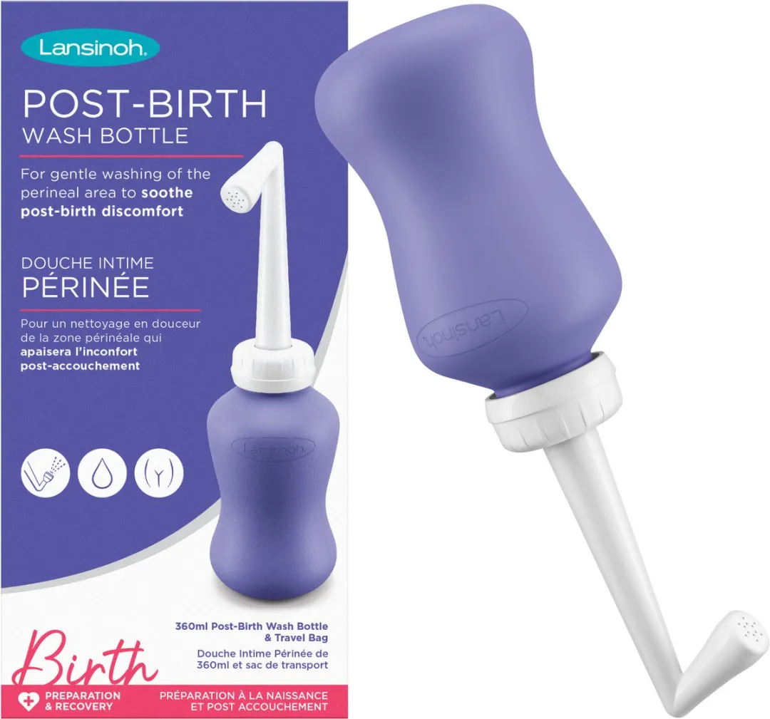 spoelfles-lansinoh-intiem gedeelte-ideaal na bevalling
