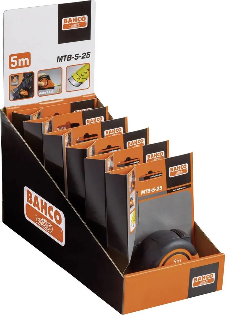 Bahco MTB-5-25-M Rolbandmaat 5m