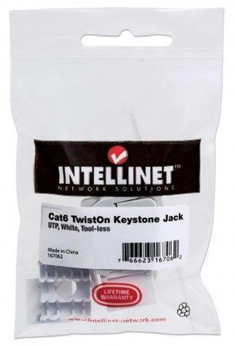 Intellinet 167062 Keystonemodule - Wit