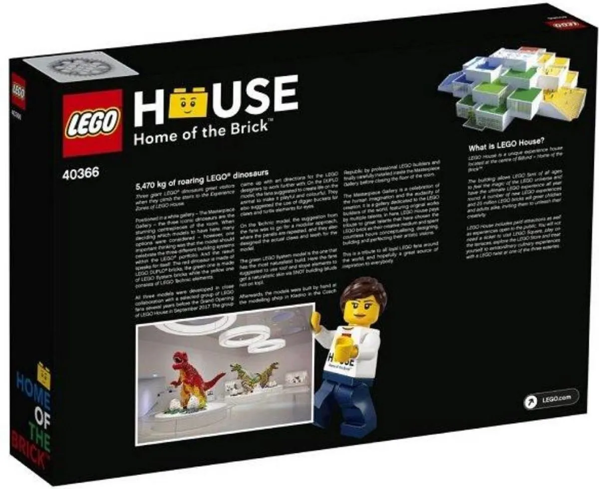 LEGO House Dinosaurs 40366 - 865 Stukken - Divers