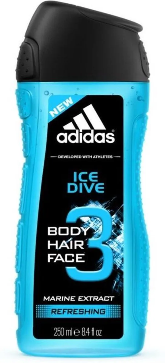 adidas Ice Dive Douchegel 250ml - 12 Stuks