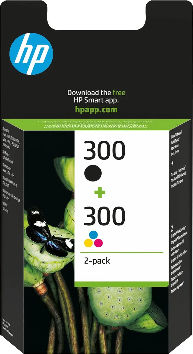 HP 300 Original Inktcartridge - 200 pagina's - 4ml - Zwart