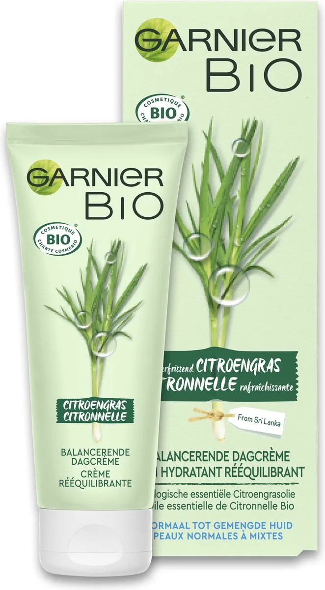 Garnier Bio Dagcrème Citroengras 50ml