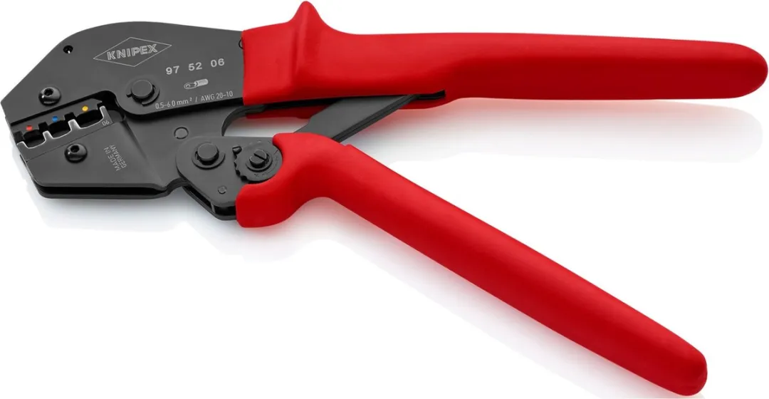 Knipex 97 52 06 Krimptang Geïsoleerde kabelschoenen 0.5-6mm²