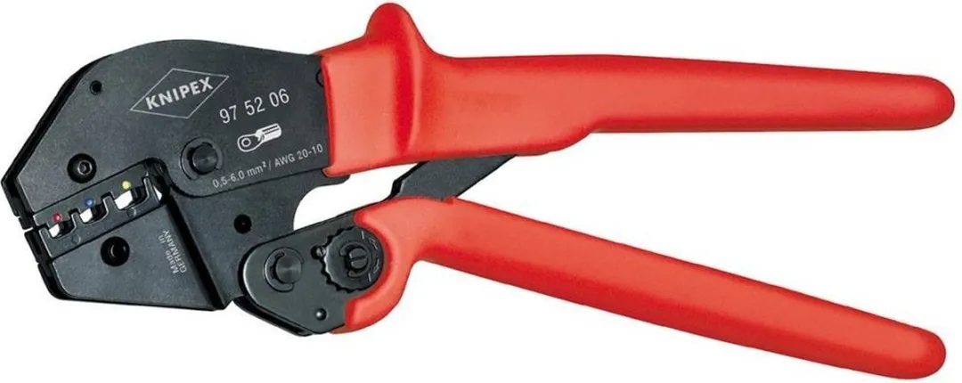 Knipex 97 52 06 Krimptang Geïsoleerde kabelschoenen 0.5-6mm²