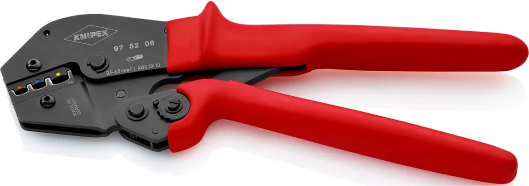 Knipex 97 52 06 Krimptang Geïsoleerde kabelschoenen 0.5-6mm² - afbeelding 6 van 6