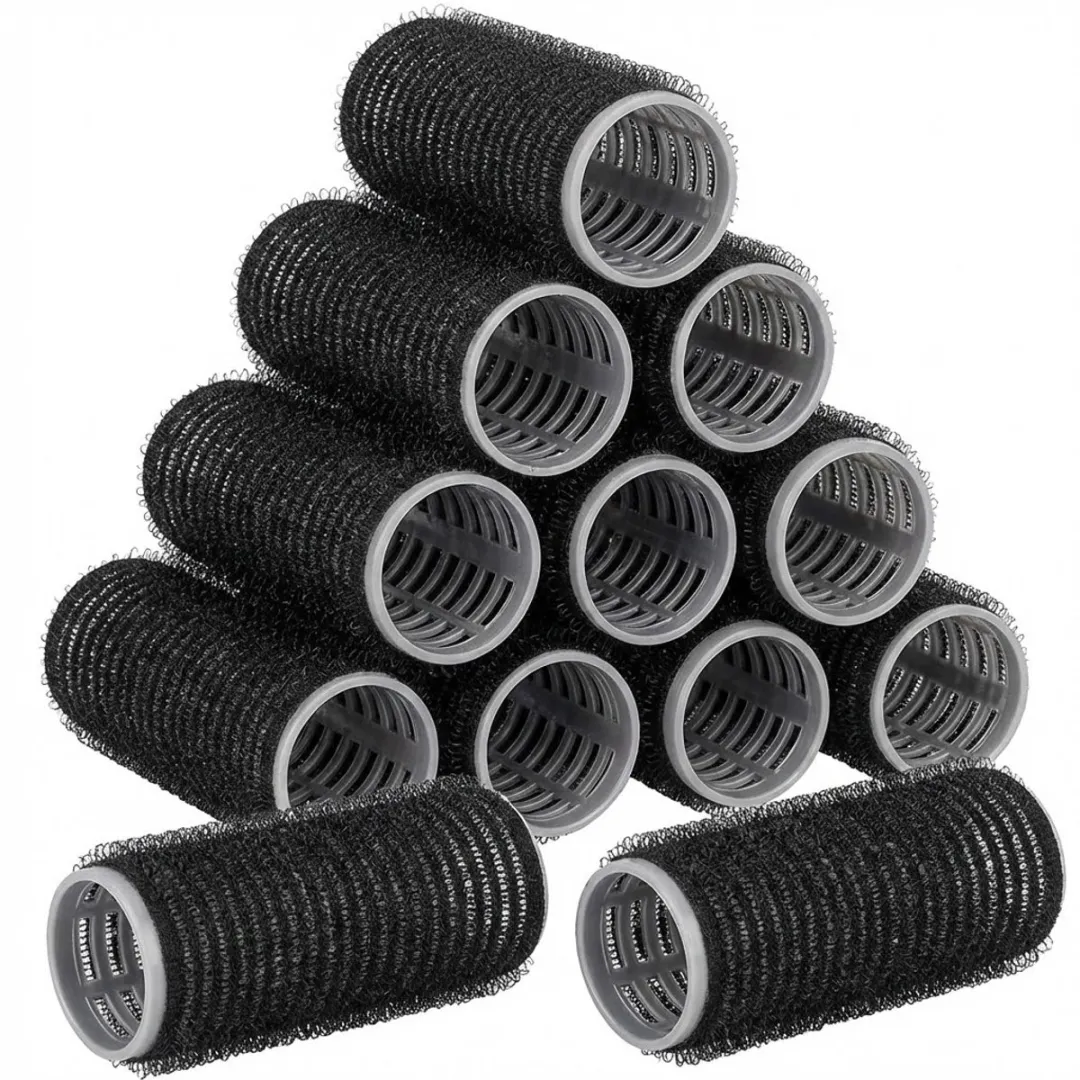 NuveX Zelfklevende Krulrollers 12 Stuks