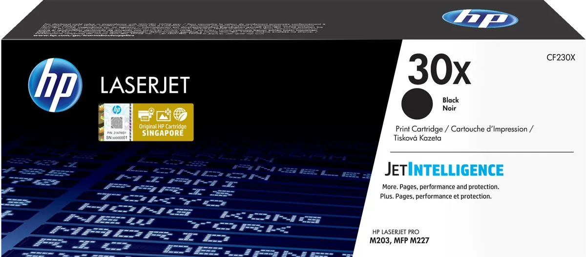 HP 30X CF230X Tonercartridge - 3500 pagina's - Zwart