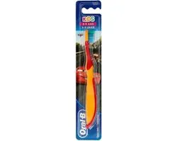 Oral-B Kids Cars Tandenborstel 3-5 Jaar - Extra Zacht - Geel/Rood